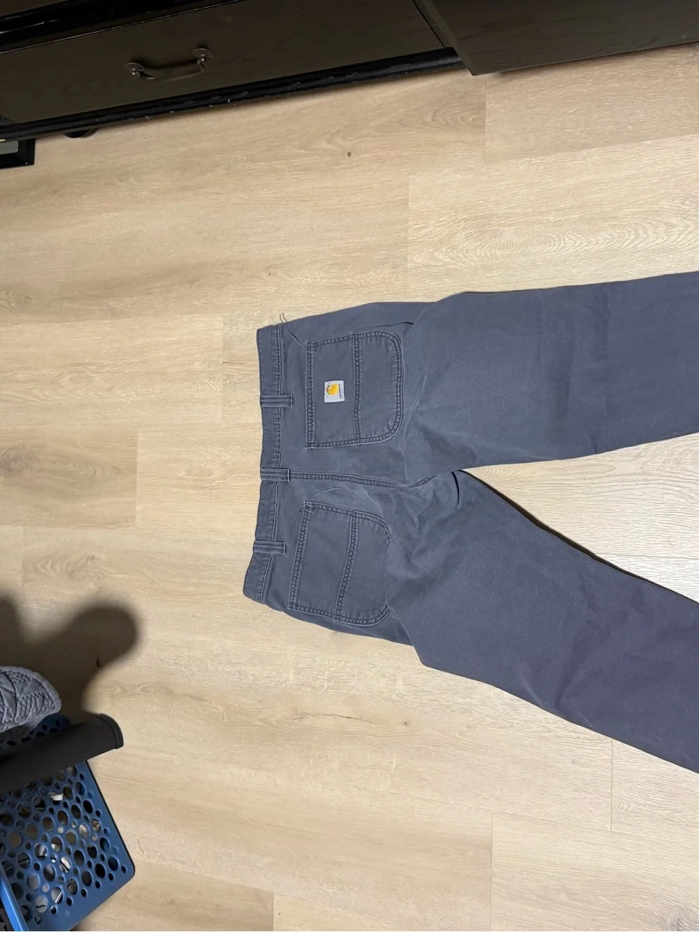 Carhartt Men's Slate Gray Cargo Work Pants